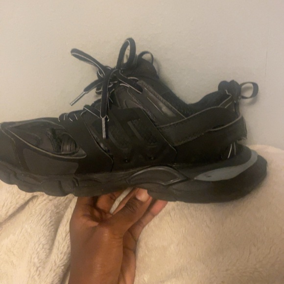 Balenciaga Black Men's Athletic Shoes